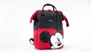 324กระเป๋าเป้สะพายหลังเดินทางอย่างมีสไตล์ความจุขนาดใหญ่แม่และทารกกระเป๋าเป้สะพายหลังขวดผ้าอ้อมเด็ก