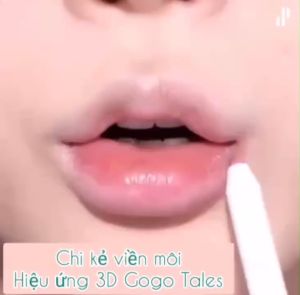 Gogo Tales  chì kẻ viền môi 3D hack môi bút kẻ viền môi bút định hình môi nhung lì tự nhiên lâu trôi - Natural Beauty 4U