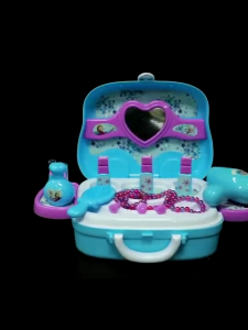 Disney Frozen Princess Makeup Box Suitcase Elsa Anna Pretend Play Kids Makeup Toys Set Birthday Gift Kids Pretend Play Toys! -Children Gift PlaySet/ Cooking Market Kitchen