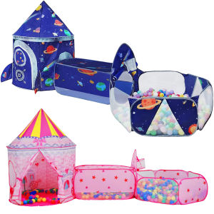 LIUGONGZHUCHENGBAO | Indoor Outdoor Crawl Play Game House Set