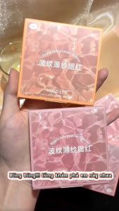 Phấn Má Hồng HOLD LIVE Hoa Tulip Ombre Đá Băng Cực Tự Nhiên Mỏng Mịn Ripple Tulle HL667