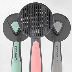 [Rẻ vô địch] PAKEWAY Lược Chải Lông Gỡ Rối Lông Cho Chó Mèo Có Nút Bấm Lấy Lông