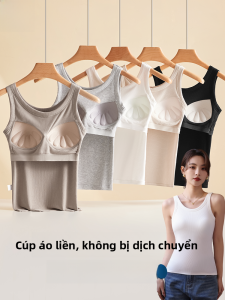 MiiOW | Áo vest nữ cỡ lớn MiiOW mùa hè chống ánh nắng mặt trời một mảnh không cần đeo bra giảm mỡ bụng lưng đẹp