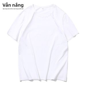 QYR | Áo Thun Nam Cotton Tay Ngắn Đơn Giản Mùa Hè