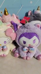Sanrio | 20-25cm Cute Plush DollsUnicornMy MelodyCinnamorollKuromiHello KittyCartoon Cute Plush ToysBirthday Gifts &Small Presents