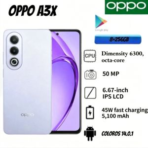 OPPO | 2026 new OPPO A3X 2026 Dual SIM 6.67-inch Display 8+256GB 5100mAh Battery New Mobile Phone