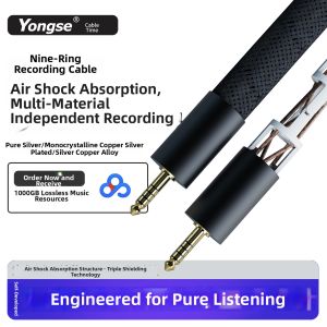 Yongse | Balanced Silver Binding Audio Cables Decoder Recording Line