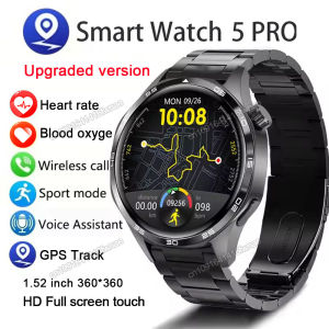 Watch 5 Pro AMOLED Screen Smart Watch Gift Sports Watches Men Women Bluetooth Phone Call Smartwatch Fitness WristWatch GPS Band