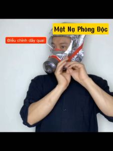 Mặt Nạ Phòng Cháy Chữa Cháy Lọc Khí Độc Bảo Vệ Tầm Nhìn Giúp Bạn Thoát Hiểm An Toàn