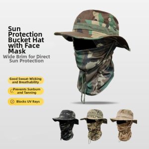 LIMATI | Windproof Sun Protection Mask Hat Set