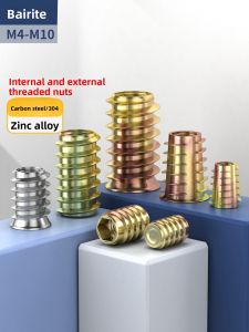 BAIRUITE | Zinc Alloy Hexagon Socket Cap Nut for Woodworking Furniture