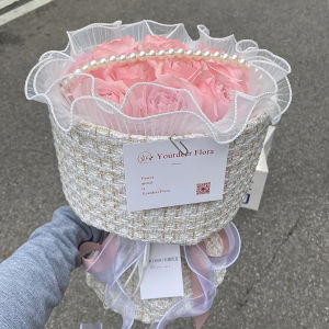 Rose Bouquet Gift Artificial Flowers Small Fragrance Style Finished Soap Eternal Flower for Girlfriend Birthday Girls Valentines Day