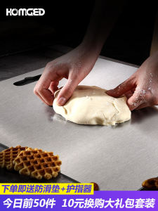 พื้นรองหินเหล็กไมโครเวฟขนาดใหญ่ 304 สำหรับใช้ในครัว ด้านหลังสองด้าน ป้องกันการเจริญเติบโตของเชื้อรา แผ่นรองหินเหล็กกล้าไร้สนิม