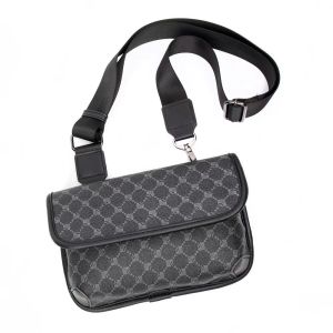 กระเป๋าผู้ชาย กระเป๋าสะพายข้าง Super Hot Tide แฟชั่นถุงสี่เหลี่ยมขนาดเล็กน้ำหนังตาข่ายกระเป๋าสะพายถนนกลางแจ้งกระเป๋าบุ รุ่น 20141