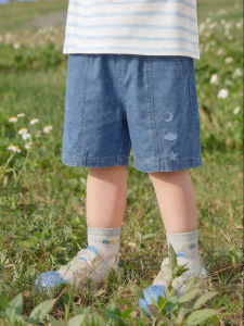 CUTEPANDAS | Quần Short Denim Nam Nhẹ Thoáng Khí 100% Lyocell