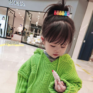 Sweet Bear Claw Hair Clips Candy Colored Duckbill Jelly Hair Edge Clips for Women Hair Accessories Side Clips Hairband