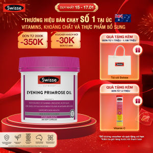 Viên uống tinh dầu hoa anh thảo giúp cải thiện tình trạng da móng tóc Swisse Ultiboost Evening Primrose Oil (200 viên)