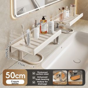 evesigar | Bathroom Sink Organizer No-Drill Shelf