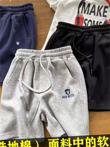 Childrens Clothing Boys Shorts Outwear Children and Teens Track Pants 2023 New Arrival Western Style Kids Summer Mid-Length Pants Casual