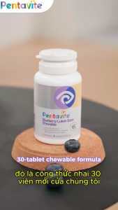 Pentavite Blueberry Lutein Ester Hỗ trợ bảo vệ mắt bổ sung Lutein Ester&Zeaxanthin nhập khẩu tăng cường sức khỏe thị lực