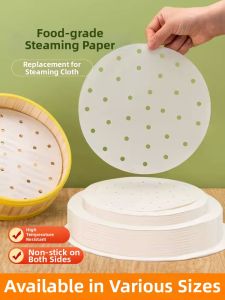 SHIJIKAIYUAN | Non-stick Food Grade Steaming Paper Round Large