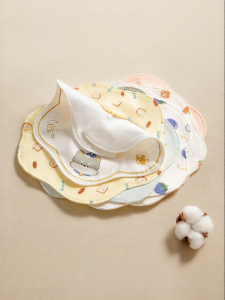 Usbettas | Yếm ăn trẻ em cotton chống thấm nước nhanh khô