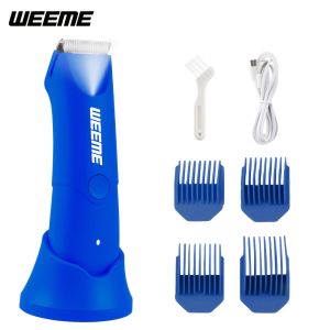 WEEME Electric Body Hair Trimer for Women Men USB Rechargeable LCD Display Painless for Bikini & Body No Skin Contact Compact
