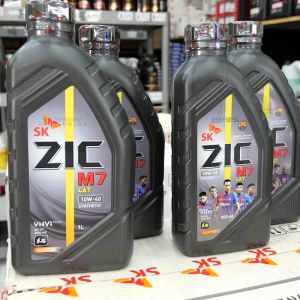 ZIC M9 4T 10W40 ขนาด 1 ลิตร ซิค น้ํามันเครื่อง รถมอเตอร์ไซค์ สังเคราะห์แท้ 100% น้ํามันเครื่องสังเคราะห์ น้ํามันเครื่องอันดับหนึ่งในประเทศเกาหลีใต้