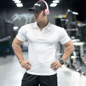 Breathable Stretch Mens Polo T-Shirt