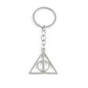 Harry Potter Keychain Movie Deathly Hallows Pendant Keychain Men Women Backpack Pendant Jewelry Accessories Gifts
