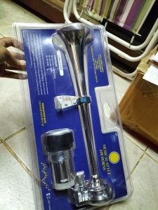 แตรลมไฟฟ้า 1 ปาก ใช้ไฟรถ 24 v ไม่ต้องใช้ถังลม ดังดี พร้อมติดตั้งเลยค่ะ