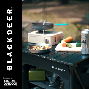BLACKDEER Aluminum Alloy Kitchen Shelf 7.6kg | Large Capacity Outdoor Furniture | Aluminium Frame | Easy Setup