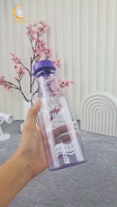 [ FREE BUBBLE WRAP ] My bottle Soda BPA Free 500 ML Botol Minum Trendy Anti Tumpah Colorful Transparan Infuser Water Warna Pastel Lucu Clear 500ml Cocok Untuk Hadiah Souvenir Hiasan Anak Kecil Dewasa