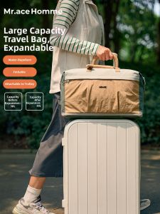Mr. ace Homme | Expandable Foldable Travel Duffel Bag
