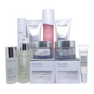 Wardah Crystal Secret 9 Pcs Paket Lengkap / Wardah Crystal Secret Varian Lengkap 9 Biji/ Skincare Bagus/ Bisa Bayar Di tempat