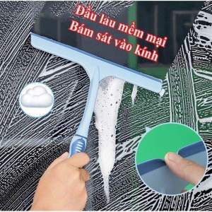 Cây Gạt Kính Lau Kính Làm Sạch - Thiết Kế Gọn Nhẹ Tay Cầm Cao Su Chắc Chắn Treo Tường