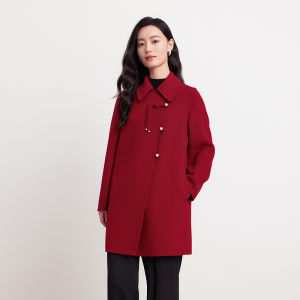 Koradior | Winter Wool Blending Versatile Feminine Chinese Style Coat