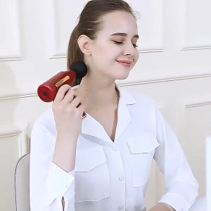 Máy Massage Cầm Tay Mini Giảm Đau Cơ Okila - Súng Massage Cầm Tay Fascia Gun KH-720 Phiên Bản Mini 4 Đầu 6 Chế Độ Massage Toàn Thân Giảm Căng Cơ Nhức Mỏi Vai Gáy Giúp Lưu Thông Máu Hiệu Quả -Bảo Hành 12 Tháng Toàn Quốc