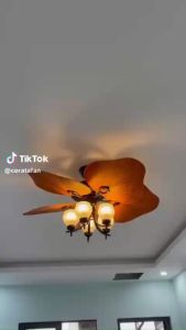 Quạt trần cánh lá lõi đồng 100% Quạt mát trang trí Khách sạn nhà hàng quán cafe phòng khách...