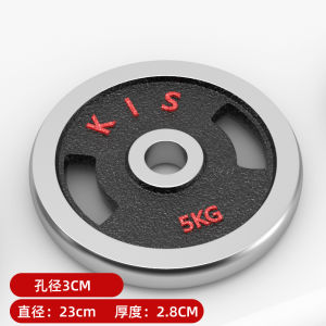 Home Gym Dumbbell Barbell Plate Electroplated Pure Iron Small Large Hole Olympic Bar Accessories Weight Adding Disk for Men And Women