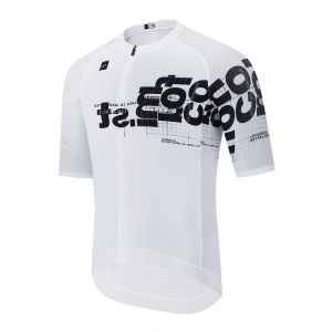RAUDAX Mens Summer Cycling Jersey Short Sleeve Breathable Quick Dry MTB Road Bike Tops Anti-Slip Silicone Hem Strip