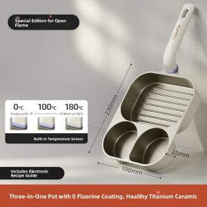 YIZHIFU | Egg Cooking Wonder Titanium Ceramic Frying Pan