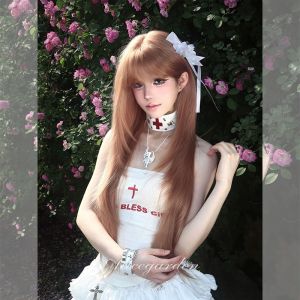 alice garden | Long Hair Wigs for Women with Lolita Style High-Layer Straight Hair