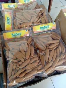 Bebey Kue Bangket Jahe 225grm Biskuit Jahe Kering Kemasan Plastik Transparan