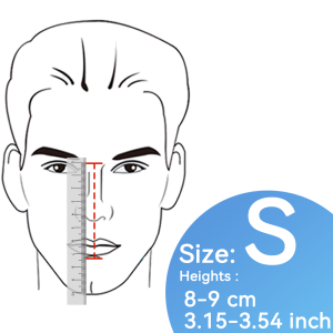 BMC F1A หน้ากากแบบเต็มหน้า หน้ากาก CPAP หยุดหายใจขณะหลับ หน้ากากนอนกรน ขนาด S/M/L สำหรับผู้ใหญ่ สําหรับภาวะหยุดหายใจขณะหลับจากการอุดกั้น
