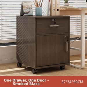 ZHUOHE | Lockable Reinforced Rolling File Cabinet
