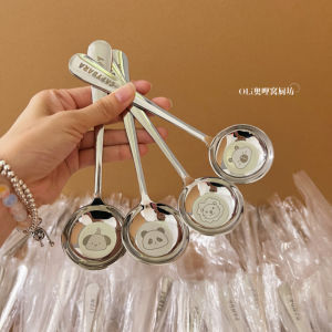 Thìa Lớn Bằng Thép Không Gỉ 316 Đầu Tròn Đáy Phẳng Sâu Thìa Ăn Gia Đình Thìa Cơm Cho Trẻ Em Thìa Dished Thìa Dished