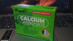 1 STRIP isi 10 Tablet - Calcium Carbonate Mersi Kalsium Untuk Tulang BPOM