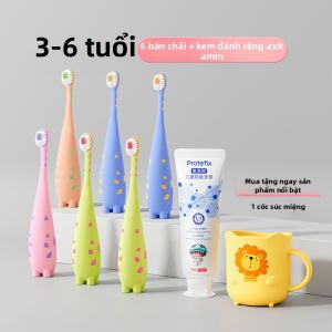 PROTEFIX | Bộ Bàn Chải Răng Lông Mềm Có Fluoride Cho Trẻ Em Từ 0-12 Tuổi