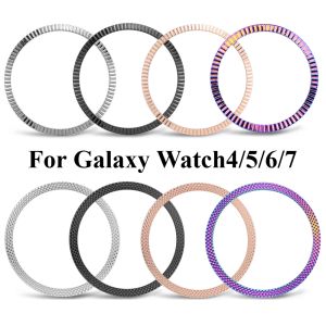 Metal Bezel for Samsung Galaxy Watch7 6 5 4 Classic 43mm 47mm 42mm 46mm 40mm 44mm Cover Ring Bumper Adhesive Case Watch3 41/45mm